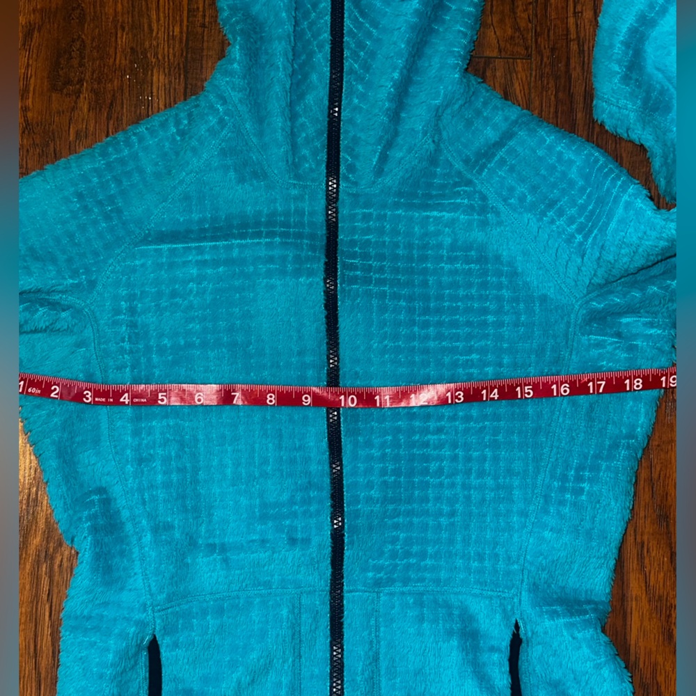 Patagonia Excellent Teal Blue color- block fleece REVERSIBLE full zip jacket - Picture 15 of 17